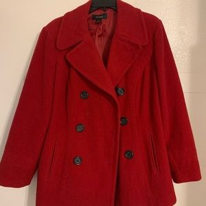 Style & Co Red peacoat size 16W